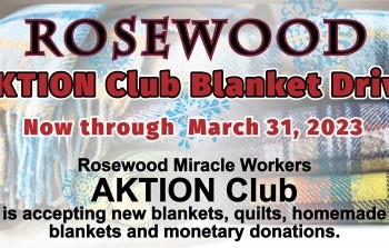 Rosewood AKTION Club Conducting Blanket Drive Through March 31