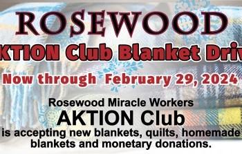 Rosewood AKTION Club Conducting Blanket Drive Through Feb. 29