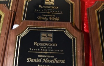 10 Rosewood Employees Awarded for Combined 95 Years of Service