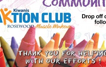 Rosewood AKTION Club Conducting Annual Coloring Book and Crayon Drive for Community Children